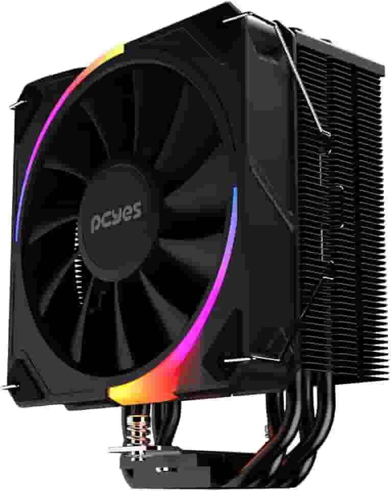 Cooler para Processador Pcyes Frost Pulse ARGB Black Vulcan - TDP 180W - PEFPARGBBV