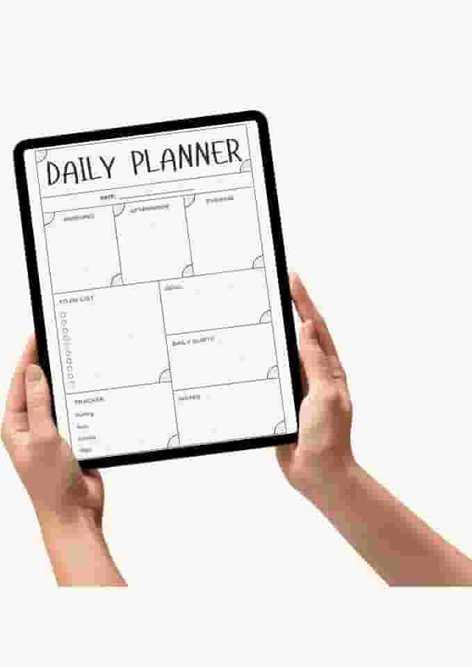 Digital daily planner , Goodnotes planner, iPad planner, Notability planner, Digital calendar, Planner (English Edition)