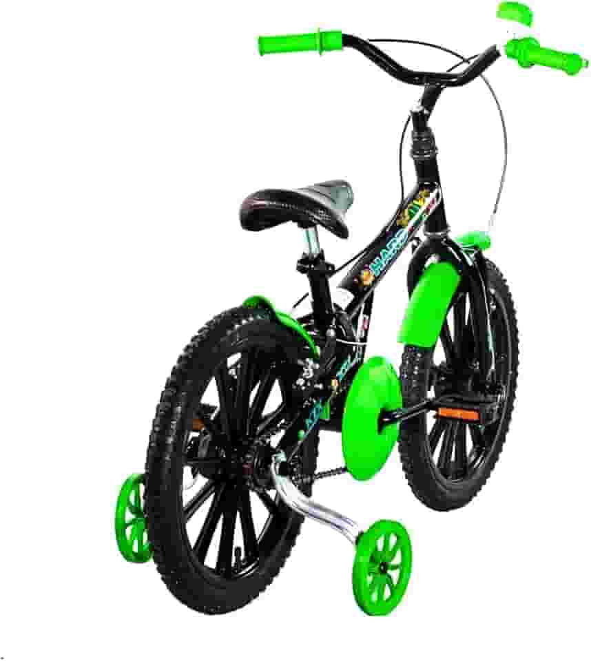 Bicicleta Infantil Aro 16 Passeio KTX Bike Masculina Verde Hard