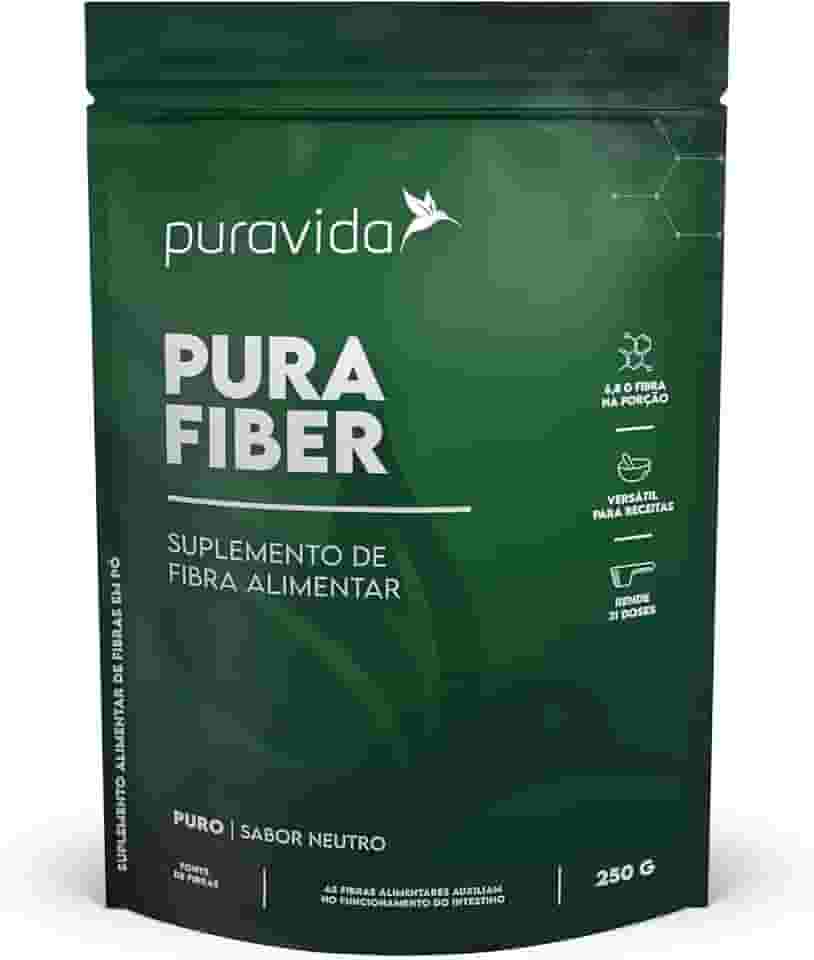 Puravida Suplemento de fibra alimentar Pura Fiber 250G