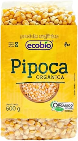 Ecobio - Produtos Orgânicos Pipoca Orgânica Alto Vácuo Ecobio Produto Orgânico