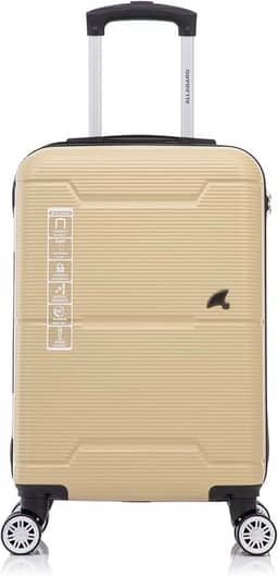 Mala de Bordo Allabard 10kg ABS Rígido Viagem Rodinhas 360° Padrão ANAC Verona (20) (Caqui)