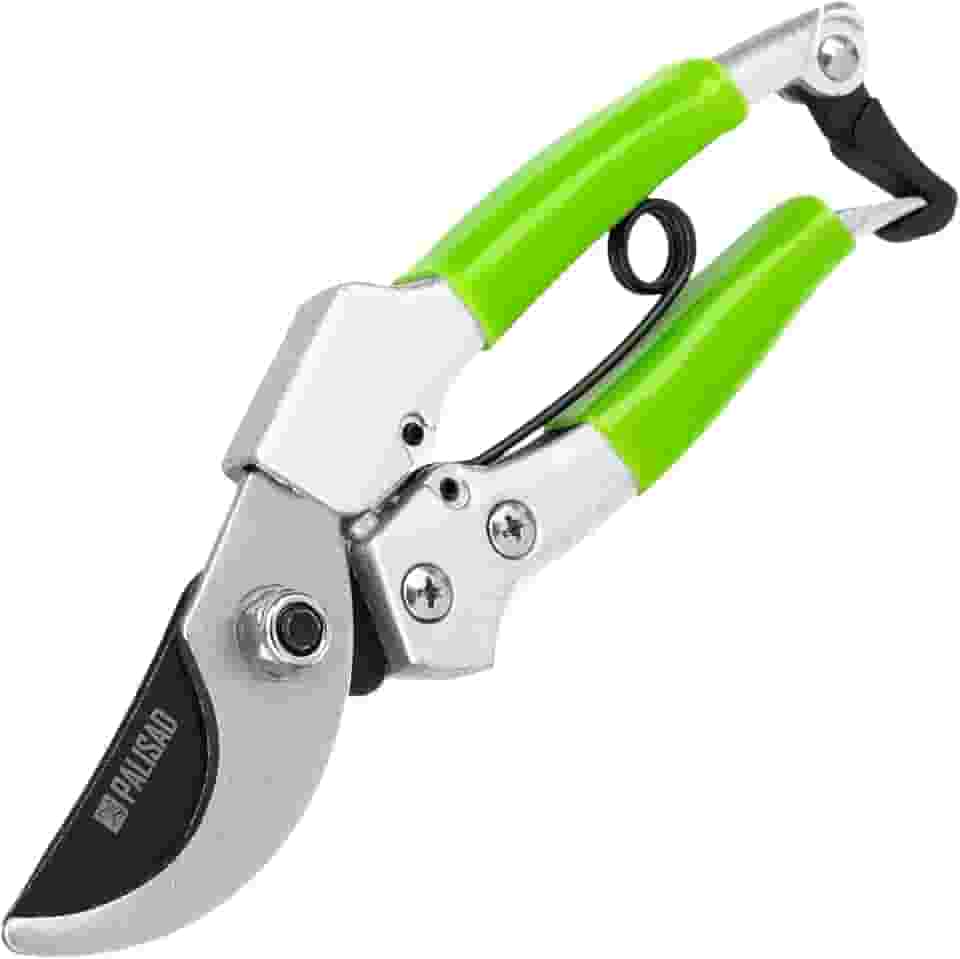 PALISAD Tesoura Para Poda 180 mm com Trava e Mola – Lâmina de Aço У8 e Cabo Emborrachado