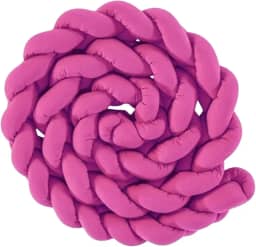 Trança Protetora para Berço de Bebê 130cm Azul Claro (PINK)