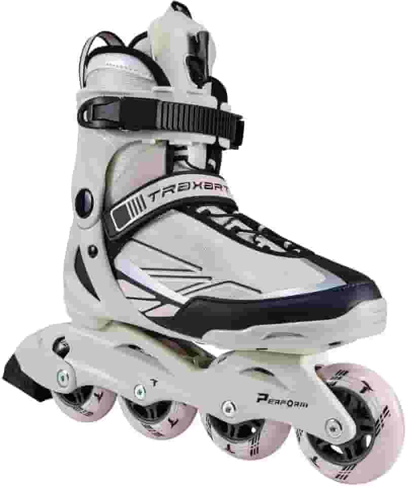 Patins Inline Recreação Traxart Perform Rose - 80mm ABEC-5