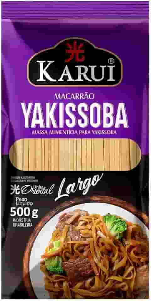 Macarrão para Yakissoba Largo Karui Oriental 500gr