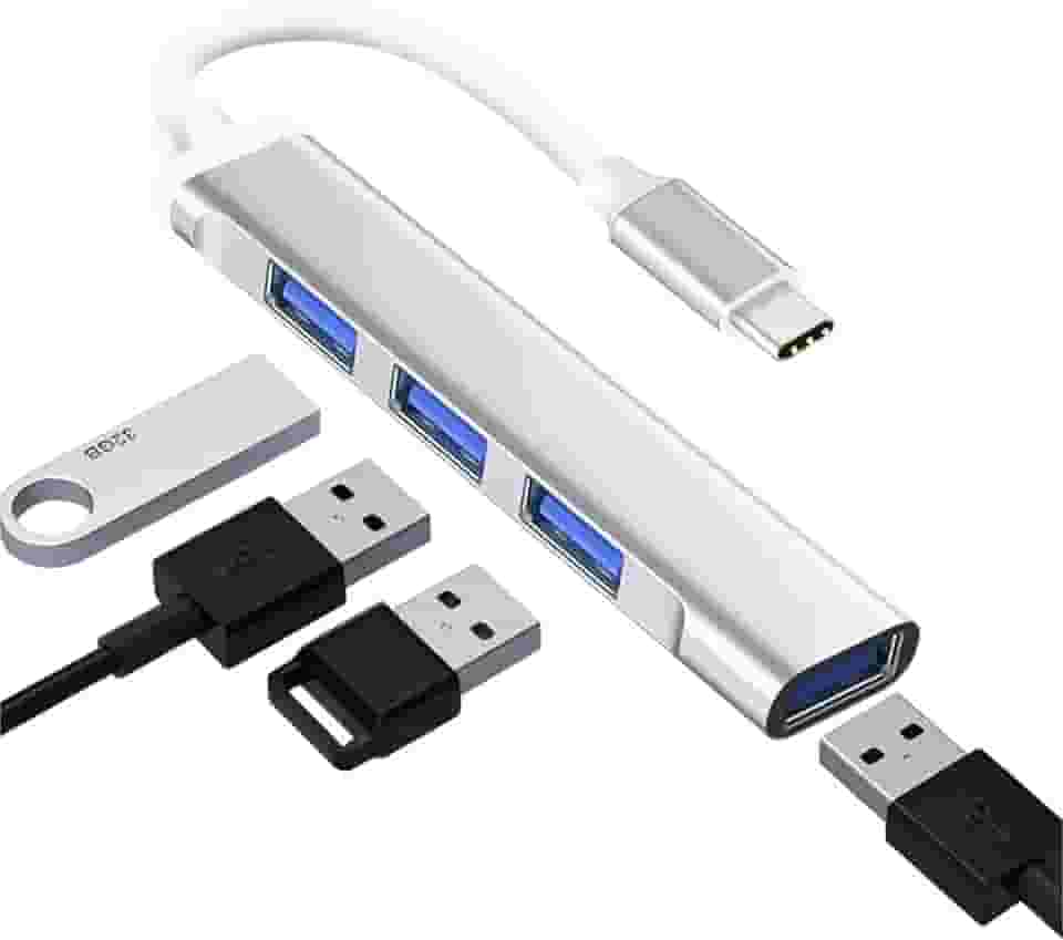 Adaptador Hub Usb Tipo C Type-C 4 Portas 5 Gbps Usb 3.0 Função OTG ORIGINAL Mobile Desktop Notebook Macbook