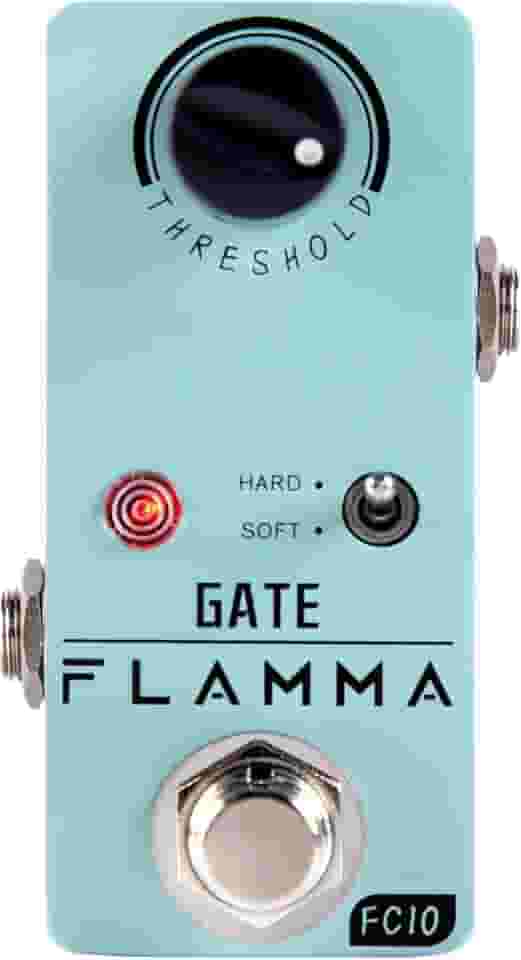FLAMMA Pedal Noise Gate Fc10 Killer Supressor De Efeito Para Guitarra Com 2 Modos Elétrica E Baixo True Bypass