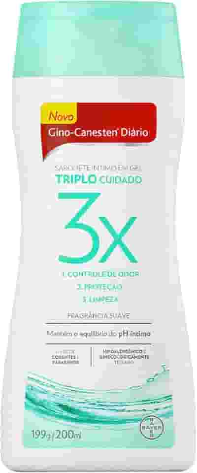 GINO-CANESTEN Sabonete Intimo Fragrância Suave Triplo Cuidado 200ml