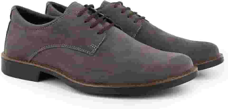 Sapato Social Oxford Masculino Elegante em Camurça Confortável e Resistente