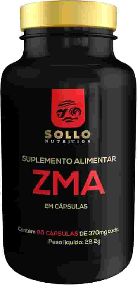 ZMA (Zinco, Magnésio e Vitamina B6) - 60 Cápsulas Sollo Nutrition