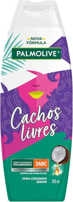 Palmolive Shampoo Cachos Livres Extrato De Coco 350Ml 350Ml