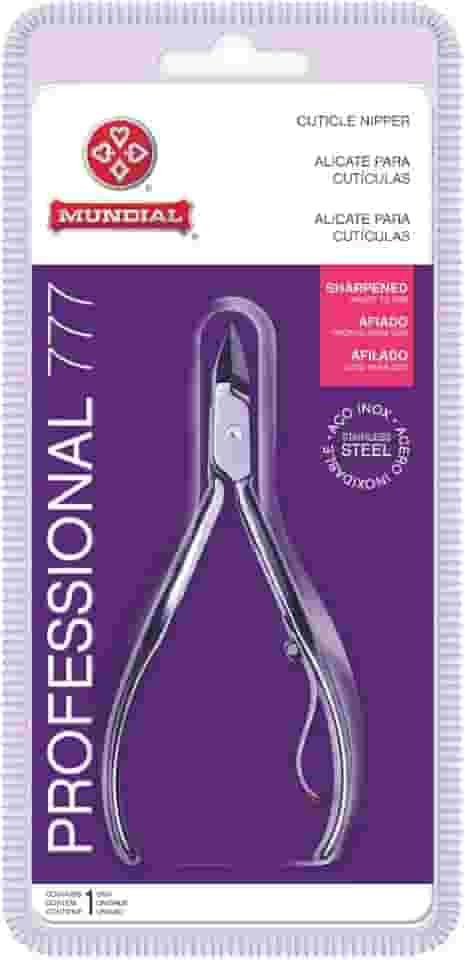 Alicate Cutícula Pro-Inox, Mundial S/A, Prateado