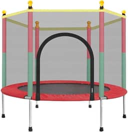 Cama Elástica 140cm com Rede de Proteção