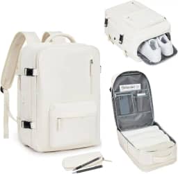 Mochila de viagem grande, bagagem de mão, mochila impermeável para fazer trilha e esportes ao ar livre, mochila escolar