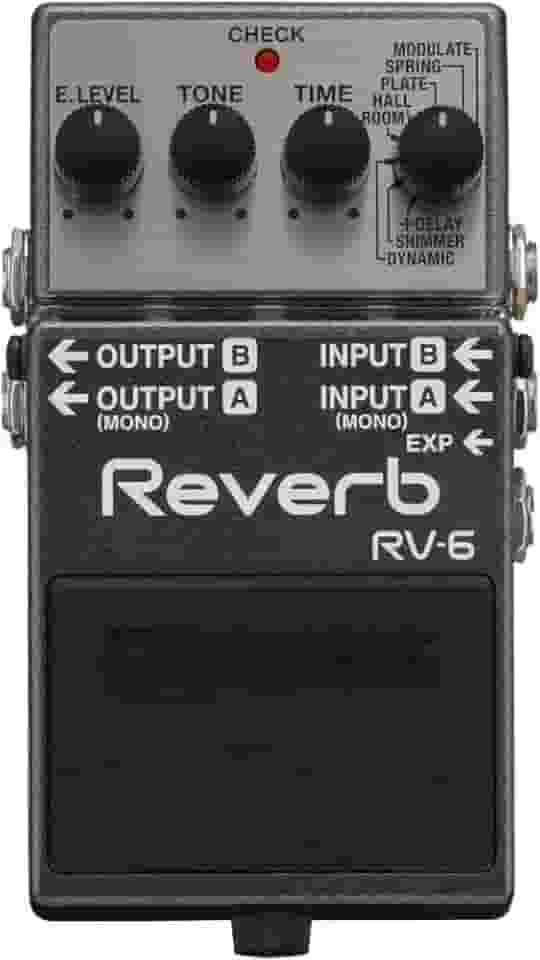 Pedal de Reverb Digital BOSS RV-6 Reverb