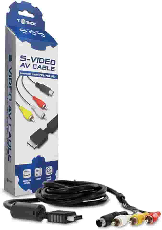 Tomee S-Video AV Cable for PS3/ PS2/ PlayStation