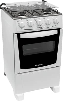 Fogão 4 Bocas Atlas Mônaco Plus Acendimento Automático Branco