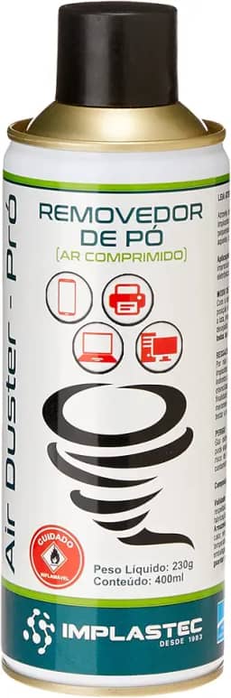 Air Duster Pro 400ml - Removedor de Pó - Implastec
