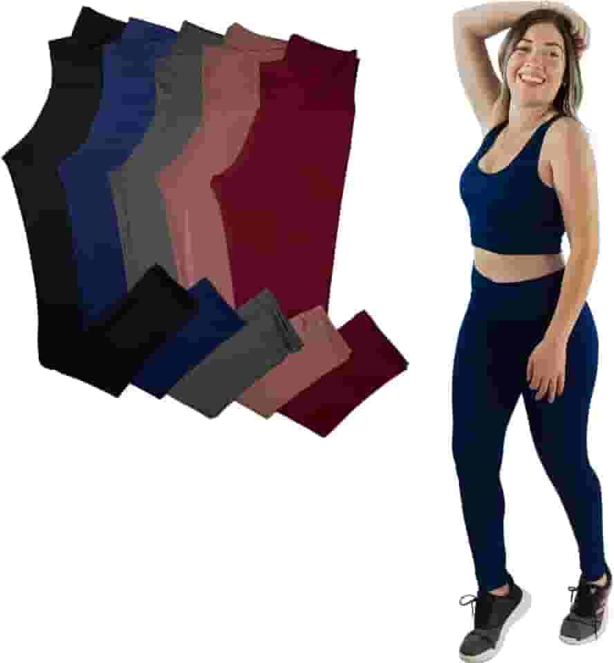Calça Legging Fitness Cintura Alta Academia Slin Fit