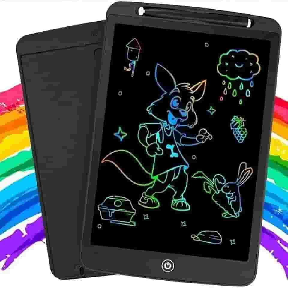 Lousa Mágica Infantil LCD 10' – Tablet Digital de Escrita Educativo com Caneta para Desenhar, Escrever e Estudar