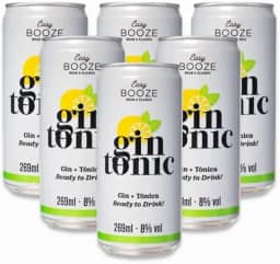 EASY BOOZE Gin+Tônica Lata 269ml (6 Latas)