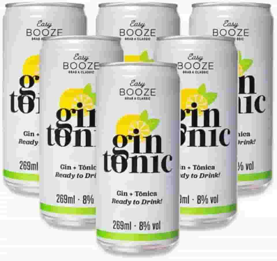 EASY BOOZE Gin+Tônica Lata 269ml (6 Latas)