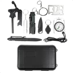 Kit de Sobrevivência Completo Lorben Tático Emergência Defesa Pessoal Viagem Camping Acampamento-GT6367