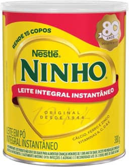 Leite Pó Instantâneo Integral Ninho Lata 380g