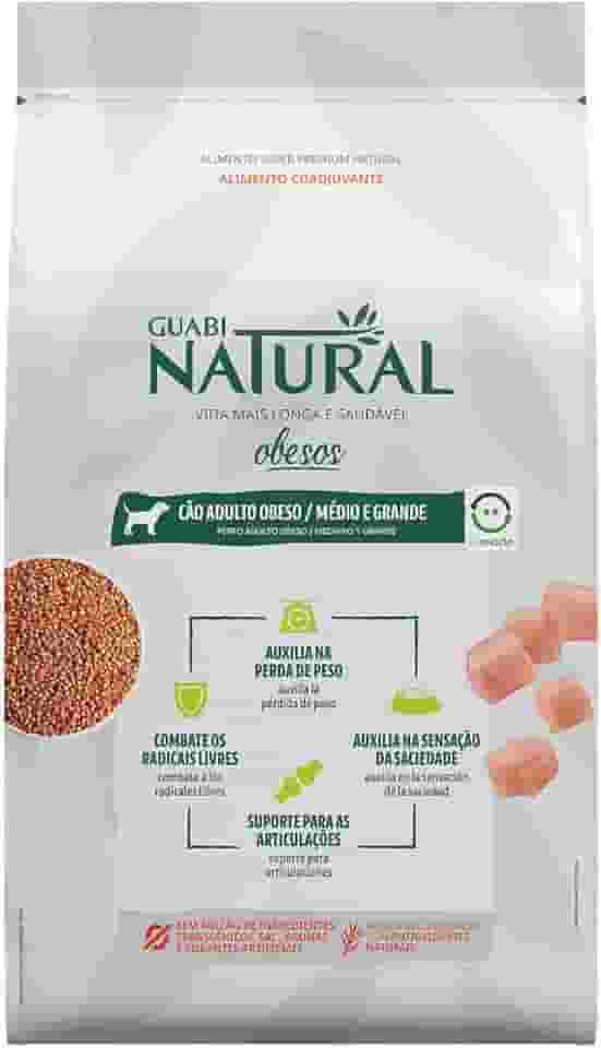Guabi Natural-Ração Cães Obesos Porte Médio e Grande 10,1 kg