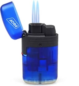 Isqueiro Maçarico Prof Double - Translucent (Sortido)