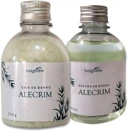 Sais De Banho E Espuma Para Banheira Hidro Relaxante Alecrim