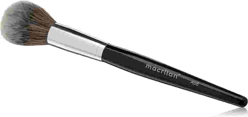 Pincel profissional oval para pó facial - Linha A - A05, Macrilan