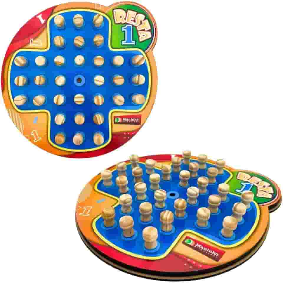 Desafio Resta Um Brinquedo Educativo Raciocínio Lógico - Maninho