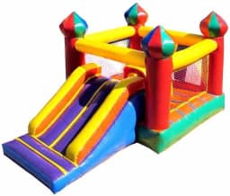 Castelo Escorrega inflável Premium 5m x 3m Sem Motor