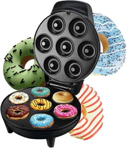 Máquina de Mini Donuts 220V e Mini Cake com Revestimento Antiaderente - Rápida e Eficiente - Para Donuts Caseiros & Pão de Queijo
