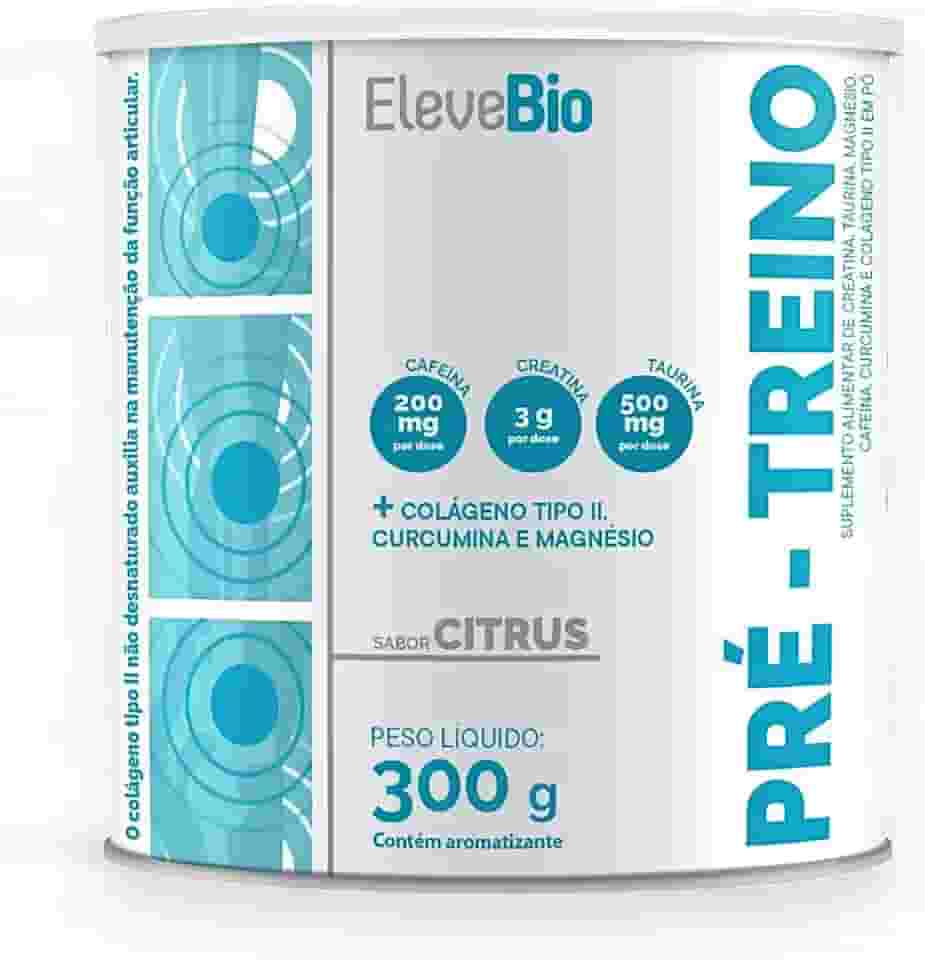 Pré-Treino 6 Em 1 EleveBio com 3g de Creatina | 300g