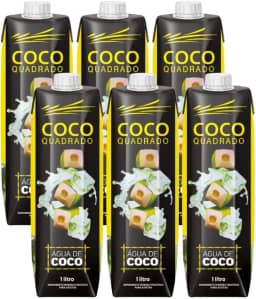 Água de Coco Quadrado 6unx1L Tradicional