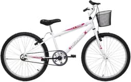 Bicicleta Aro 24 Feminina Saidx Quadro em Aço Freio V-Brake