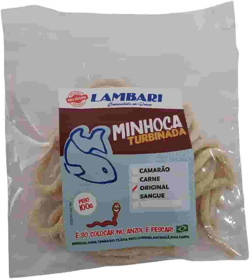 Isca Minhoca Turbinada Pronta Para Pesca De Tilápia Lambari