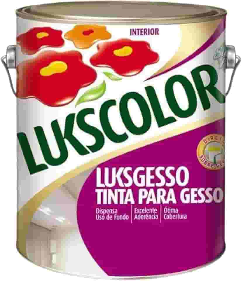 Tinta Para Gesso E Drywall Branca 3,6 Litros Lukscolor
