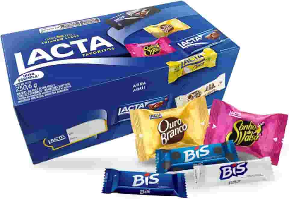 Lacta Favoritos - Caixa de variedades chocolates, 250,6g