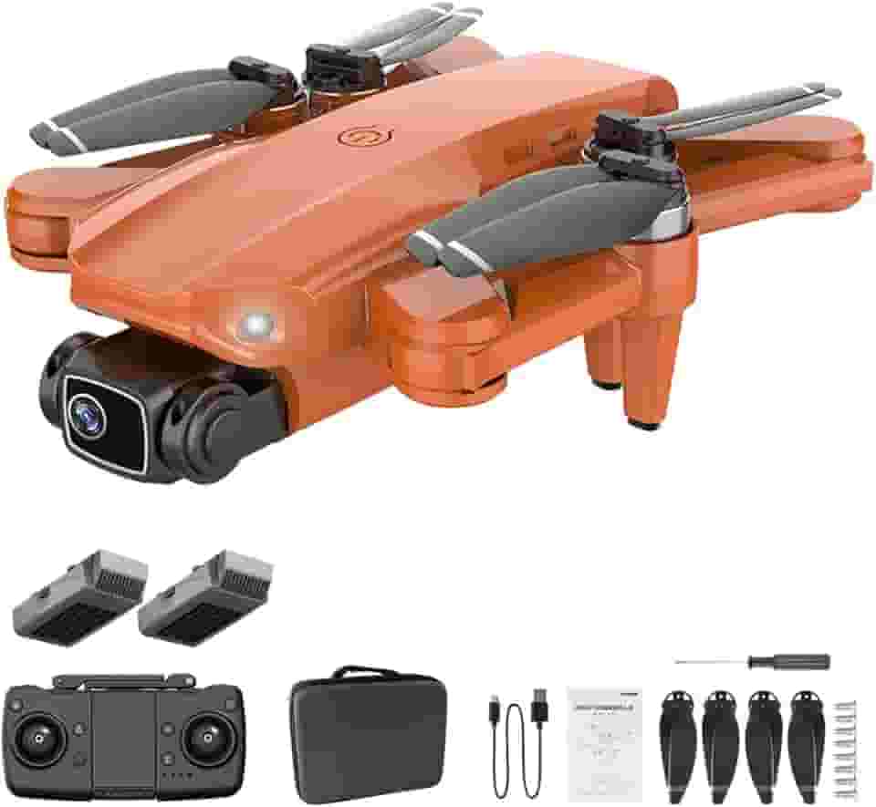 L900 Pro Gps 4K Profissional 5G Wifi Fpv Drone Brushless Motor Quadcopter Alta Definição Câmera Dupla 1,2 Km de Longa Distância (2 * Baterias, Bolsa de Armazenamento)