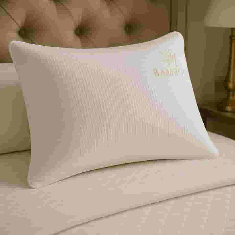 Travesseiro Alto Firme Antialergico 50x70cm Bambu Confort Premium