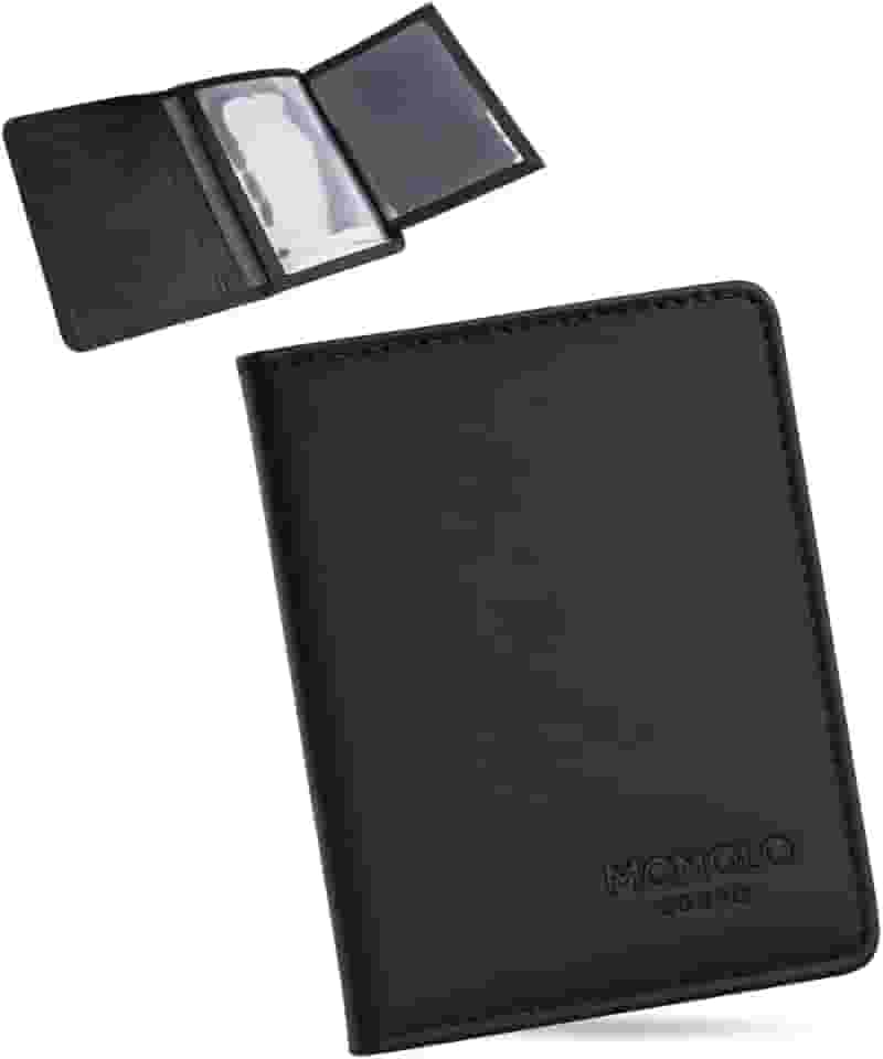Carteira Porta Cartão Masculina Couro Legítimo Slim RG CNH MONOLO