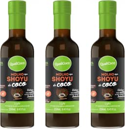 Kit 3 Shoyu de coco Qualicôco 250ml