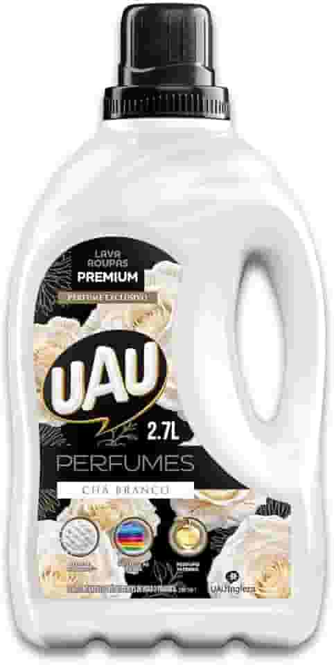 Lava Roupas Líquido 2,7L UAU Perfume Chá Branco