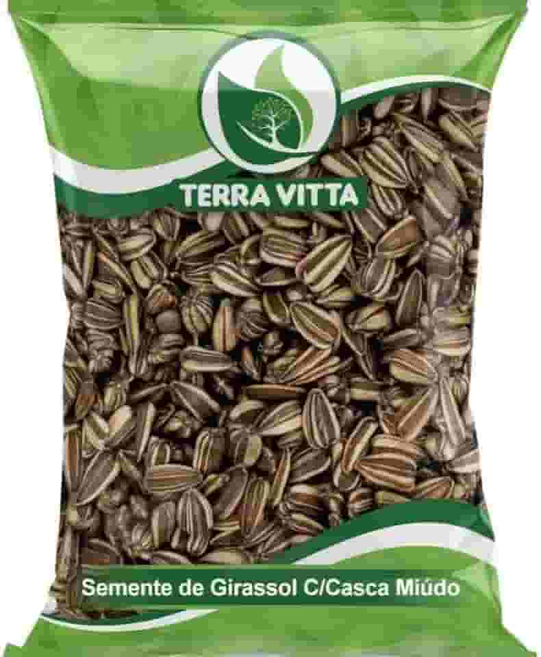 Semente de Girasso, Com Casca Miúdo 1Kg