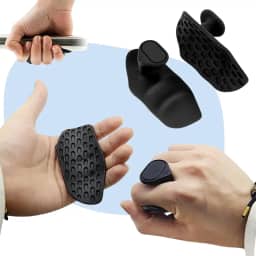 Luva Academia Musculação Octo Max Grip Protetor Anti Calos Mão Fitness Masculino E Feminino - Anti Calos Preto