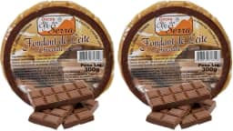 2 Doce de Leite de Minas Gerais Fondant de Leite com Chocolate em Tablete 300g